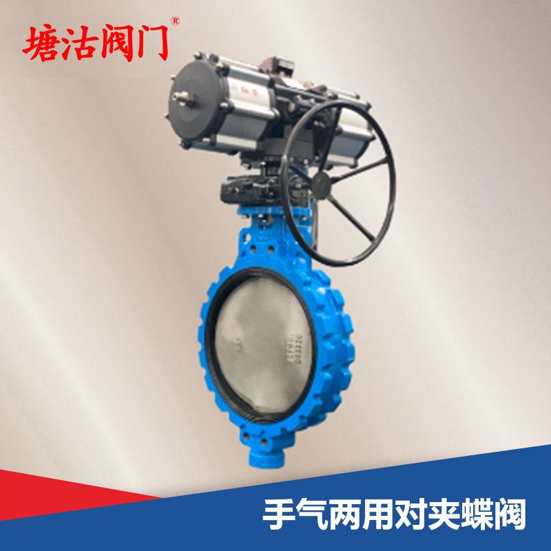 手氣兩用對夾蝶閥